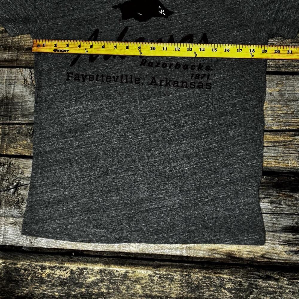 Arkansas Razorbacks League 91 Logo Heather Gray T Shirt Adult Size Small - Picture 5 of 7